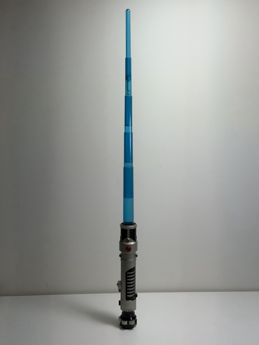Star Wars Hasbro 2006 Obi Wan Kenobi Blue Force Action Spring