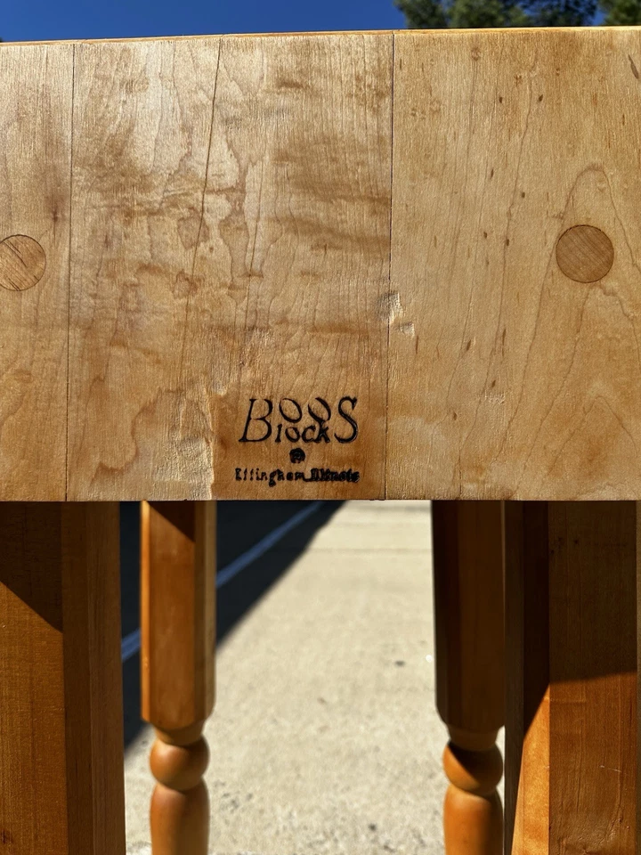 Bloco de açougueiro John Boos 18x18-34-H - Imagem 4 de 4