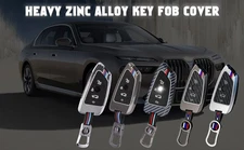 Hard Zinc Alloy Silicone Full Seal Smart Key Fob Cover For BMW 2 5 6 7 X1 X2 X3