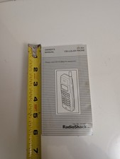 Vintage 1996 RadioShack CT-354 Cellular Phone Owner  s Manual Original Retro...
