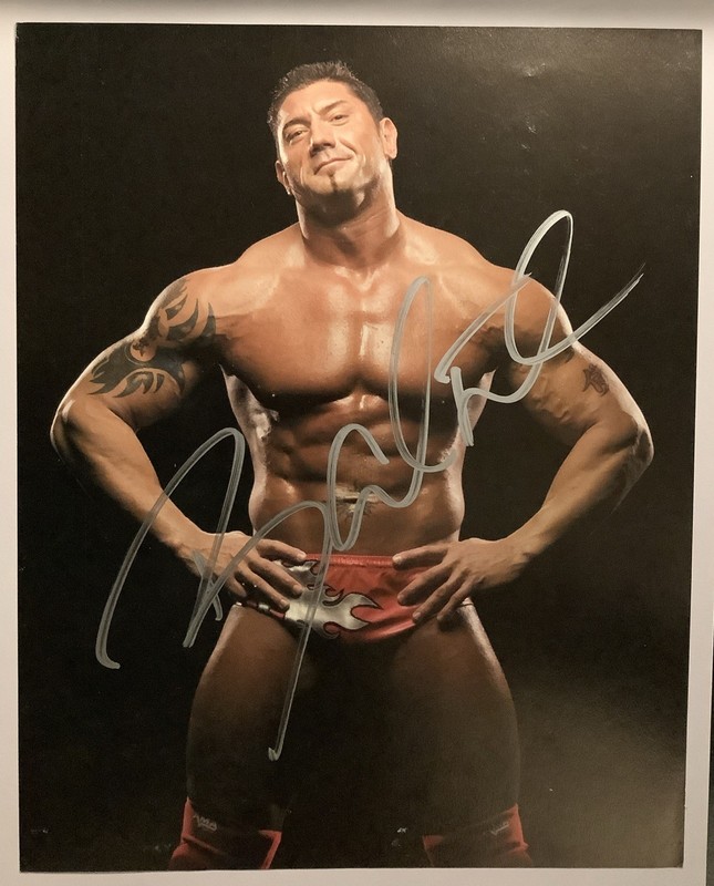Batista WWE Signed 8x10 Autographed Photo Reprint
