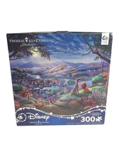 Ceaco Disney Thomas Kinkade Lady and The Tramp Falling in Love - 300pc Puzzle