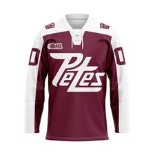 Peterborough Petes Personalized 2025 Maroon Lace Hockey Shirt S-5XL