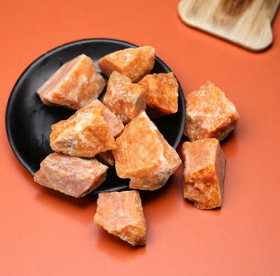 Sunstone Rough Stone - Sunstone Raw Stone - True Sunstone - Orange Crystals 1pc