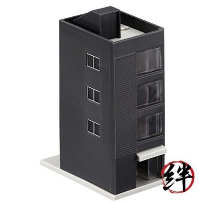 Tomytec Tomix N Gauge Commercial Building A Dark Gray 4242 Model Train Supplies