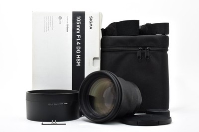 Rare [MINT w/Box] Sigma Art 105mm f/1.4 DG HSM Lens for Nikon F Mount From JAPAN