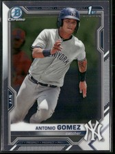 2021 Bowman Antonio Gomez Chrome Prospects #BCP-82 New York Yankees