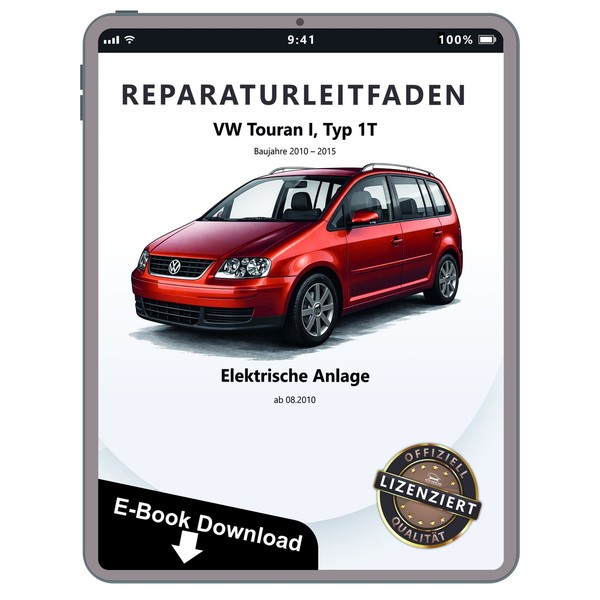 VW Touran 1T 2010-2015 Elektrische Anlage Systeme Werkstatthandbuch PDF Datei-image