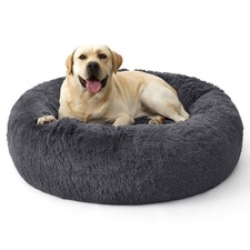 Dog Bed XL 42in Calming Washable Pet Bedsure SupportMax Dark Grey Extra Large