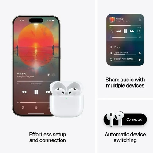 Apple AirPods 4th Generation with Active Noise Cancellation - 第 8/9 張圖片