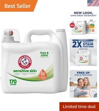 Hypoallergenic Free & Clear Liquid Laundry Detergent, 170 Fl Oz - Gentle & Ef... 0.14 per gallon