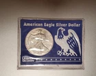 1997 American Eagle Silver Dollar. With Plastic Case. 1 Oz. Round Bullion.