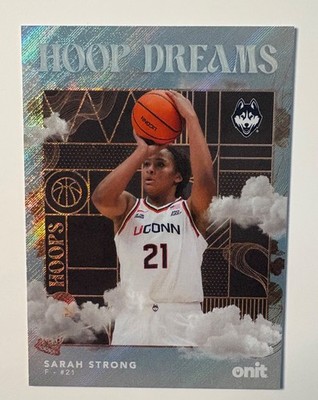Sarah Strong U Conn 2025-26 ONIT Hoop Dreams HOLO U Conn Star