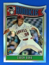 2025 BOWMAN CHROME CADEN DANA #ROY-7 DIE CUT Baseball CARD Rookie ANGELS RC