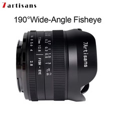 7artisans 7.5mm F2.8 II MF 190� Ultra Wide-Angle Fisheye Lens For RF/Z/E/X/M43