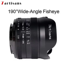 7artisans 7.5mm F2.8 Mark II MF Ultra Wide-Angle Fisheye Lens For RF/Z/E/X/M43 