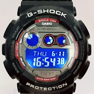 Casio G-Shock GD-120TS rotes schwarzes Zifferblatt Quarz Digitaluhr Männer...