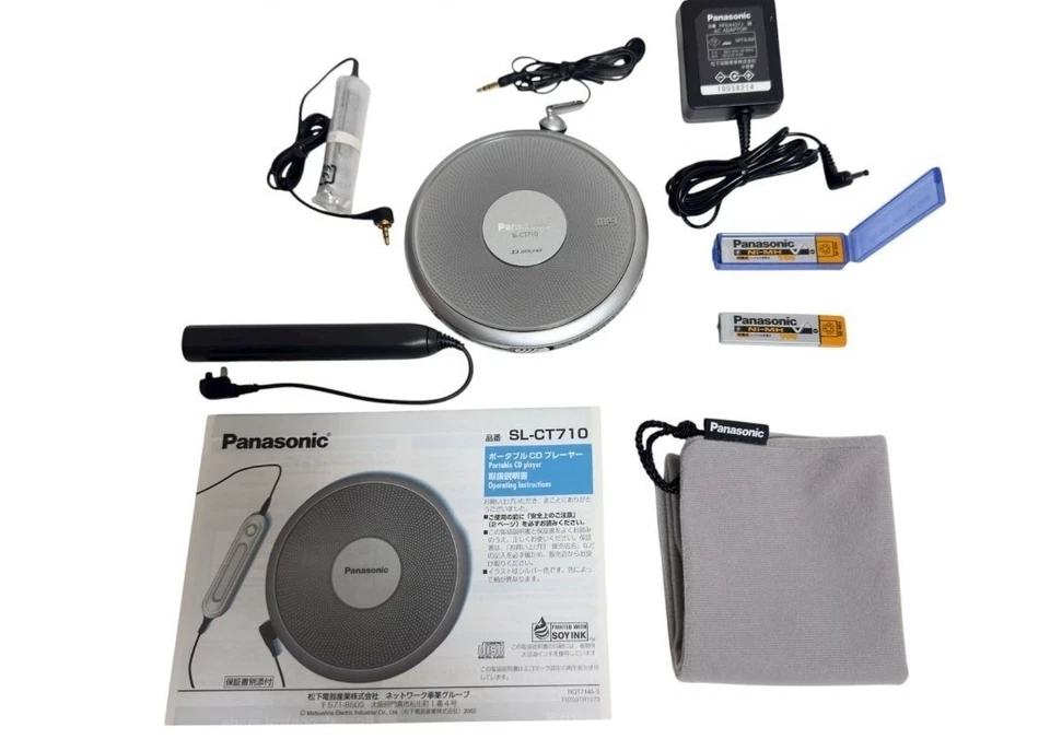 Panasonic SL-CT710-S Tragbarer CD Player Top Zustand voll funktionsfähig