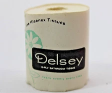 Vintage 60s Miniatures For Emergencies Delsey Toilet Paper H. Fishlove & Co. Gag