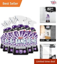 Hospital-Grade Black Mould Remover Spray 750ml - Pack of 6 for Stain-Free Spaces 7.33 per litre