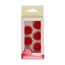 FunCakes - Marzipan Dekorationen - Rote Rosen