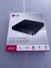 New LG Slim Portable DVD Writer GP50 M Disc