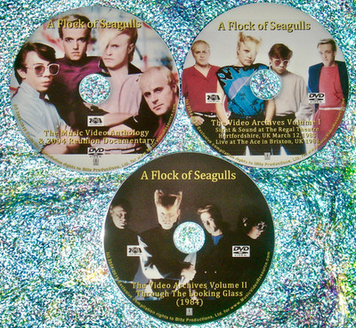 A FLOCK OF SEAGULLS Music Video Anthology & Live Reunion Archives 3 DVD Set