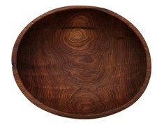 Glendon Boyd Hand Crafted Walnut Wood Dough / Fruit Bowl Signed 8-04 Vintage