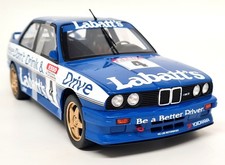 Solido 1/18 BMW M3 E30 BTCC 1991 Tim Harvey #4 Diecast model Car