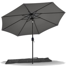 VOUNOT 2.7m Garden Parasol Umbrella with Cover Crank and Tilting Umbrella Sun