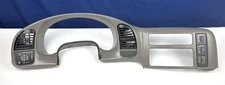 1996 - 2005 Chevy Astro GMC Safari Gauge Cluster Radio Dash Trim Bezel Gray