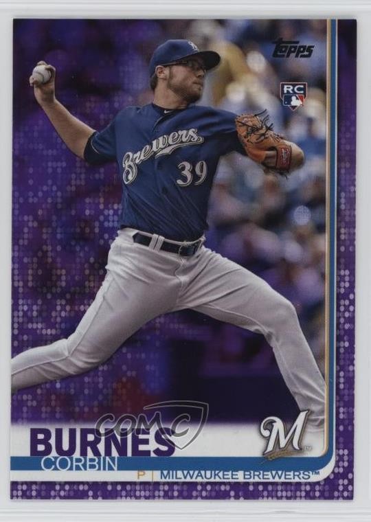 2019 Topps Meijer Purple Corbin Burnes #94 0h99