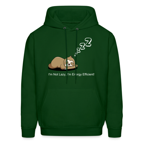Sleepy Time Sloth Herren Hoodie | I'm Not Lazy, I'm Energy Efficient! - Bild 15 von 24