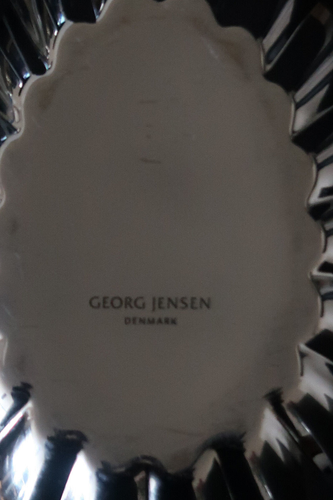 GEORG JENSEN BONBONNIER SWEET OR TRINKET DISH STAINLESS STEEL A DESIGNER CLASSIC - Picture 8 of 8
