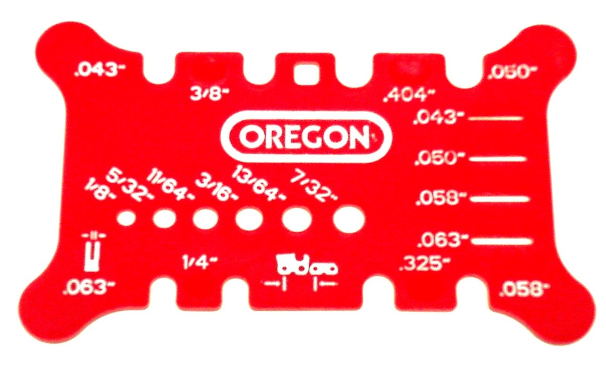 Oregon Chainsaw Bar & Chain Pitch Gauge File Measuring Tool 556418