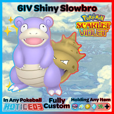 SLOWBRO ✨SHINY 6IV✨ Pokemon SCARLET and VIOLET Competitive Tera Raid Battle EVs