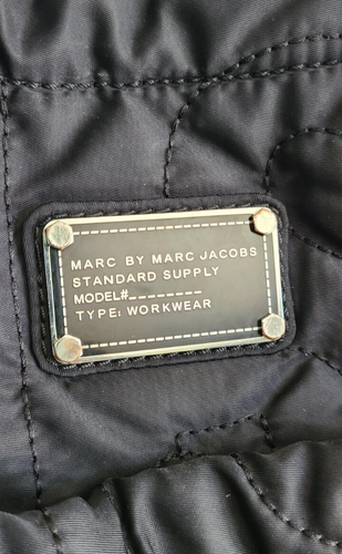 MARC by Marc Jacobs Quilted Baby Diaper Bag Black Duffle Travel Carry All - Picture 4 of 18