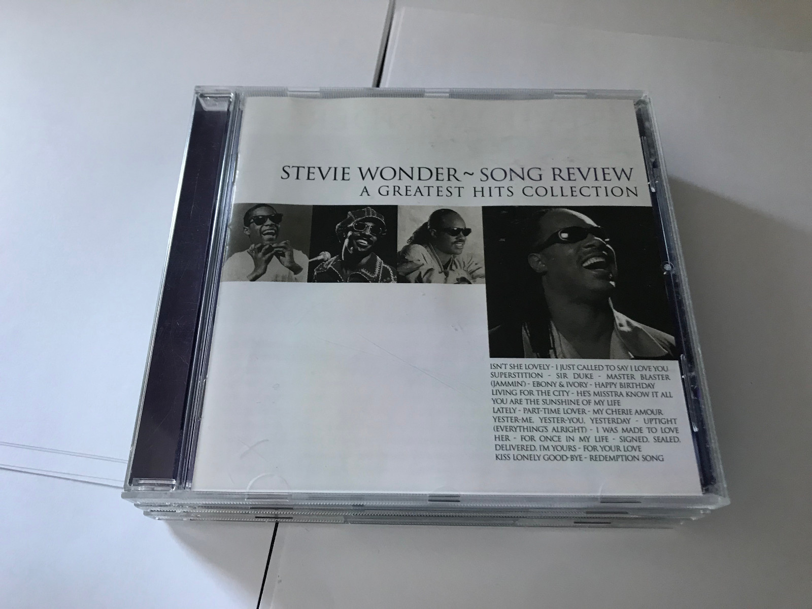 Stevie Wonder : Song Review: A GREATEST HITS COLLECTION CD (1998) EX/EX [B14]