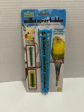 JW Pet Company Insight Miller Spray Holder For Birds and Parrots Blue New!