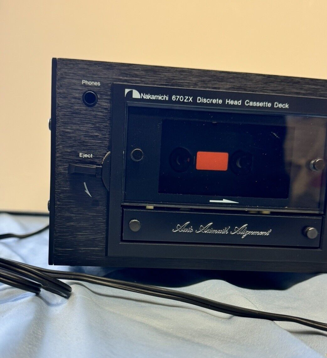 Nakamichi 670ZX 3 Head Luxury Cassette Deck Tested | eBay Nakamichi 670ZX 3 Head Luxury Cassette Deck Tested | eBay