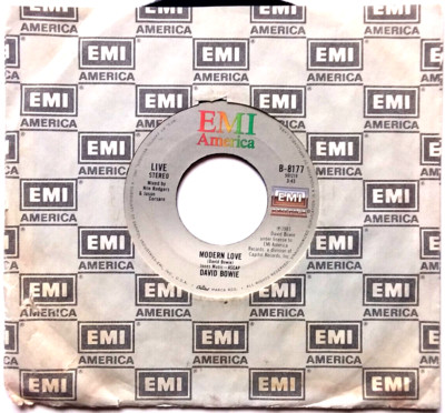 DAVID BOWIE - Modern Love - Vinyl 45rpm 1983 EMI B-8177