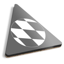 1x Triangle Coaster - BW - Bavaria Flag #41740