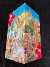 Complete HEYE jigsaw puzzle -1500 pieces- GLOBAL CITY - with poster  box