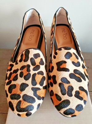 me too leopard print flats
