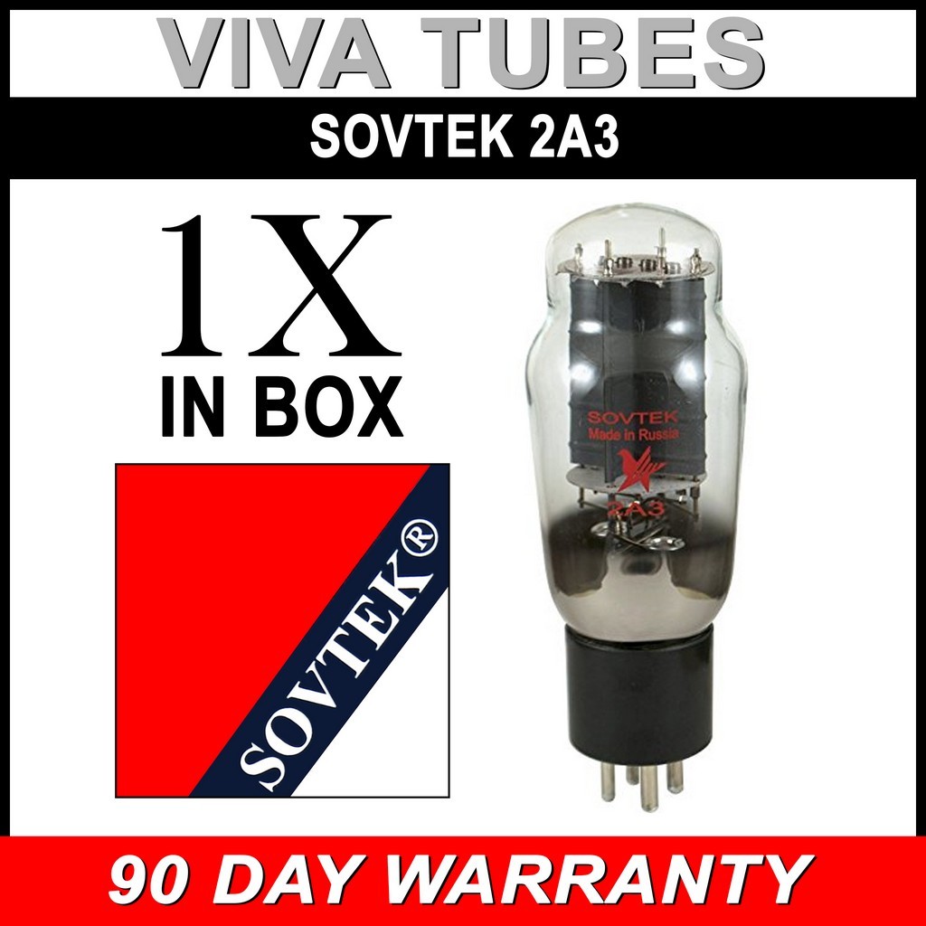 Sovtek New Pair TWO NEW NIB 6AS7G 6AS7 tubes 24hr Burn-in