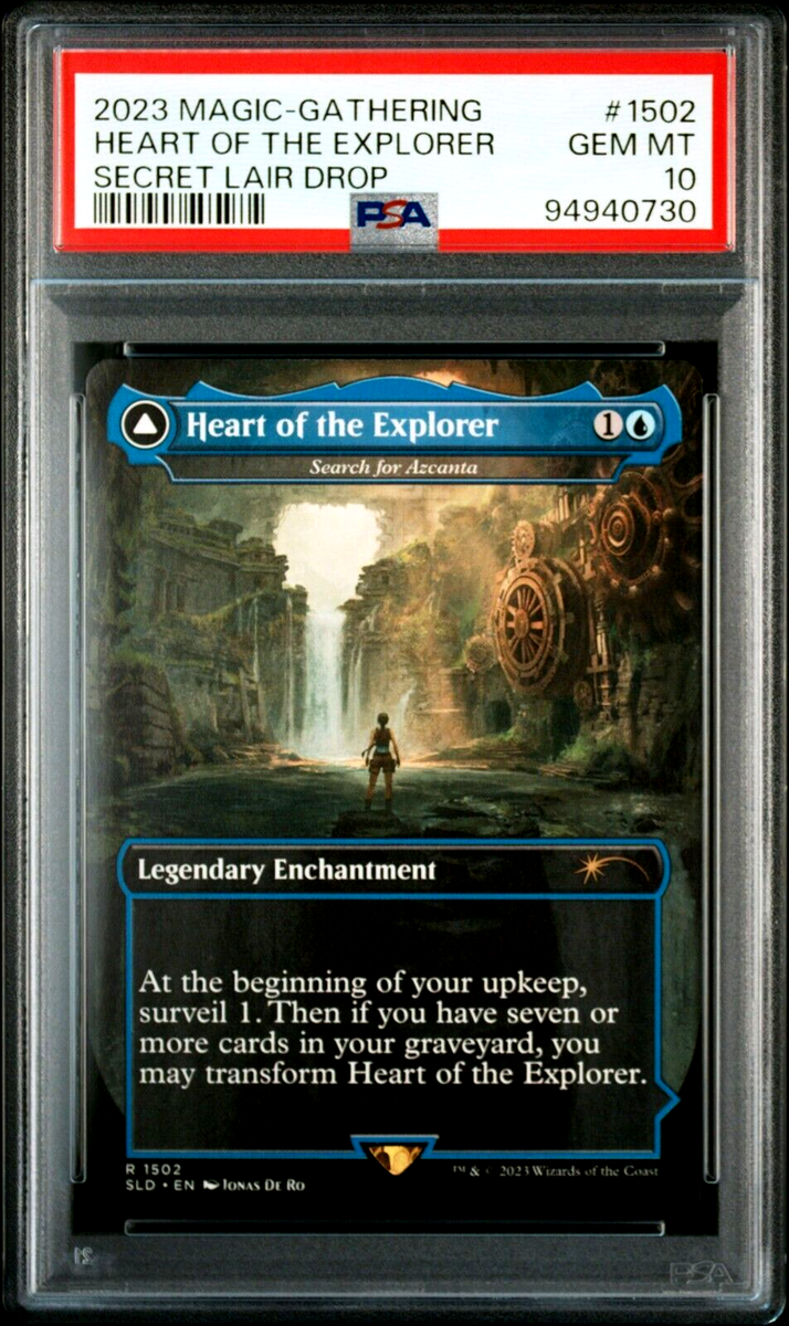 MTG Magic the Gathering Tomb Raider Secret Lair SLD Heart of MTG Magic the Gathering Tomb Raider Secret Lair SLD Heart of