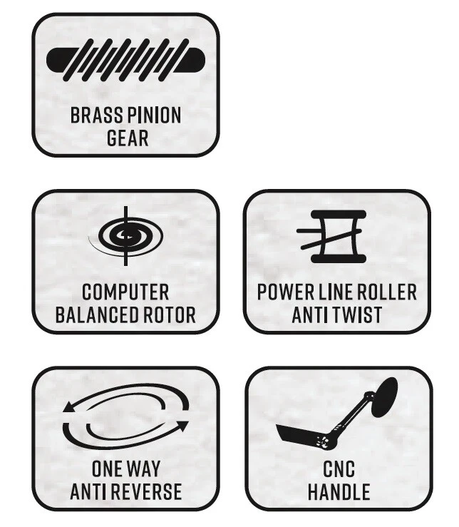 Mulinello Colmic EXITER 6000 spinning bolo match fishing feeder 6+1BB - Immagine 3 di 3