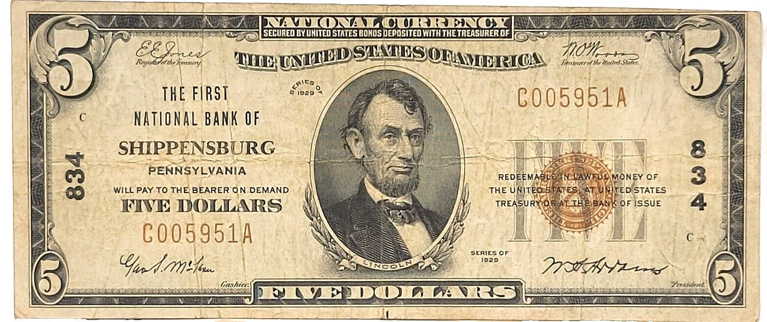 Uncertified Ungraded US Paper Money