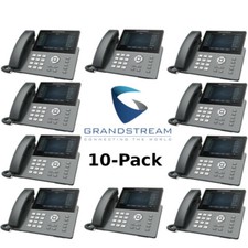10 Grandstream GRP2670 12-Line 6 SIP IP Phone WiFi Bluetooth Color Touchscreen