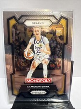 2024 Panini Prizm WNBA Monopoly Cameron Brink Rookie RC Los Angeles Sparks #39